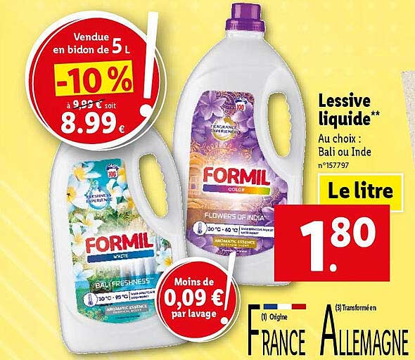 Lessive Liquide Formil
