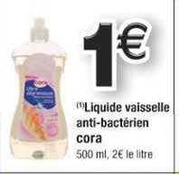 Liquide Vaisselle Anti-bactérien Cora