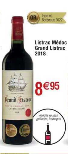 listrac médoc grand listrac 2018