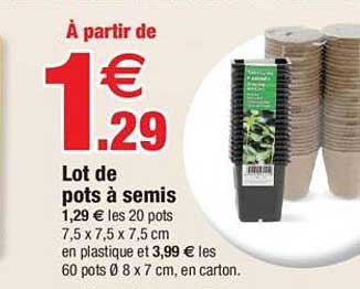 Lot De Pots à Semis