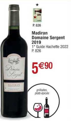 madiran domaien sergent 2019
