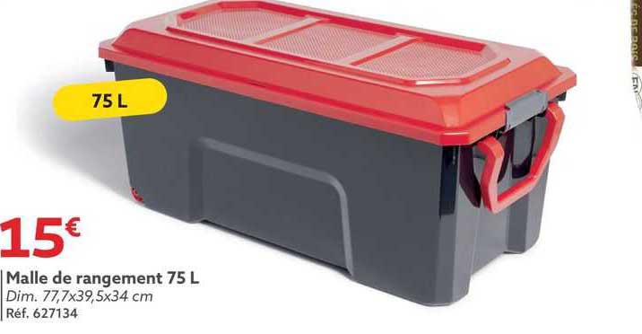 Malle De Rangement 75 L