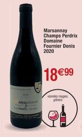 marsannay champs perdrix domaine fournier denis 2020