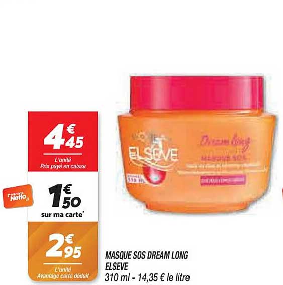 Masque Sos Dream Long Elseve