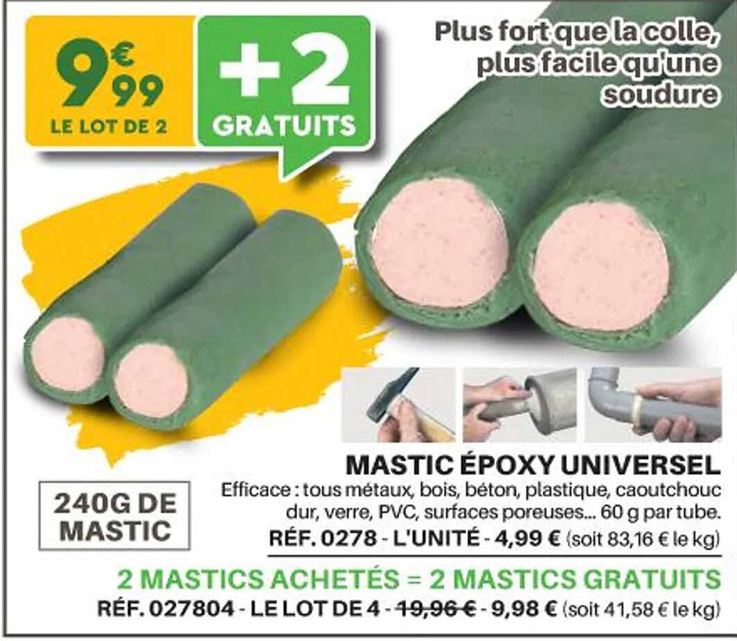 mastic époxy universel