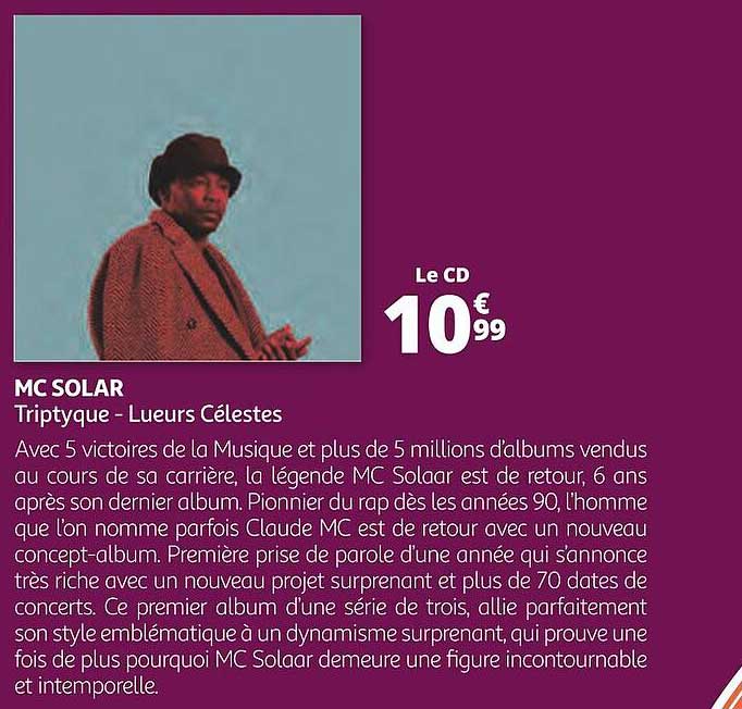 mc solar triptyque - lueurs célestes
