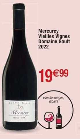 mercurey vieilles vignes domaine gault 2022