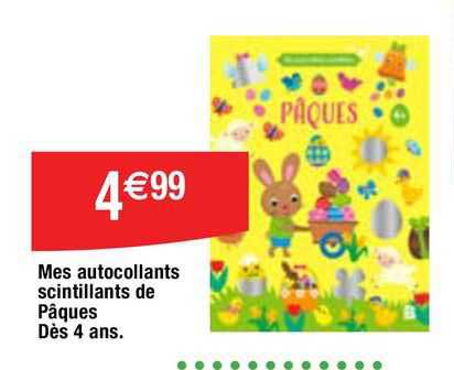 mes autocollants scintillants de pâques