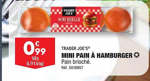 mini pain à hamburger trader joe's