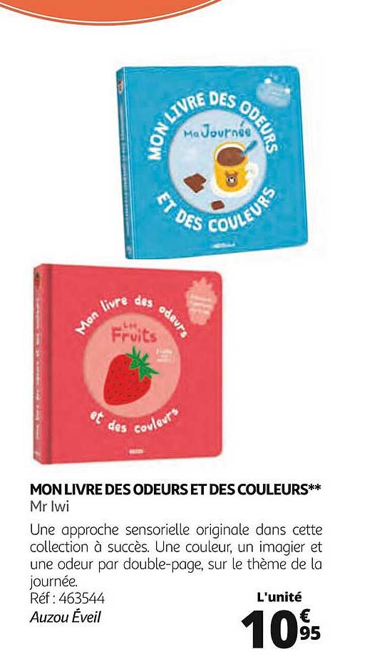 mon livre des odeurs et des couleurs - mr iwi
