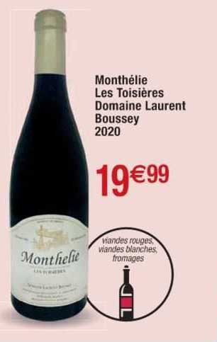 monthélie les toisières domaien laurent boussey 2020