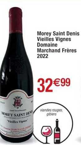 morey saint denis vieilles vignes domaine marchand frères 2022