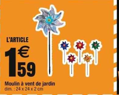 moulin à vent de jardin