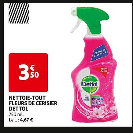nettoie tout fleurs de cerisier dettol