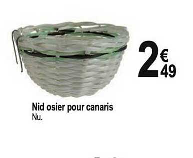 nid osier pour canaris