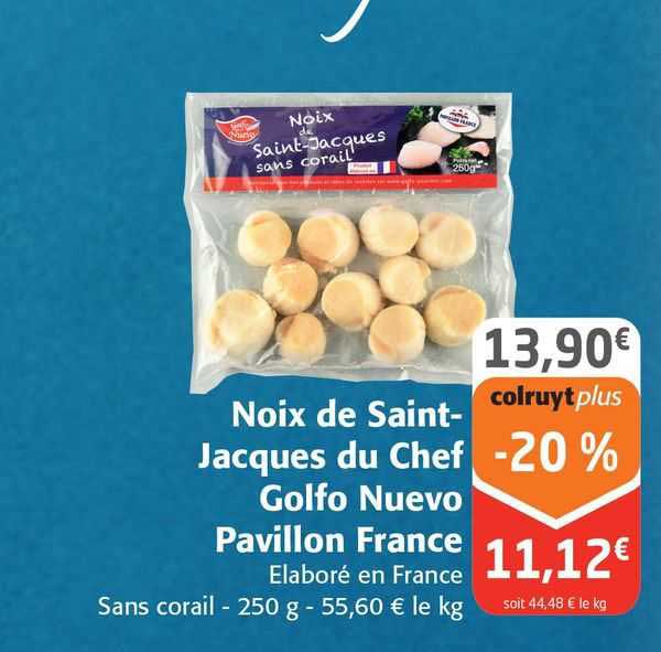 noix de saint-jacques du chef golfo nuevo pevillon france