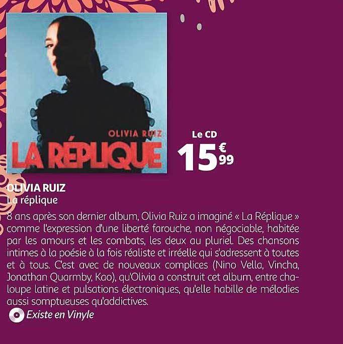 olivia ruiz - la réplique