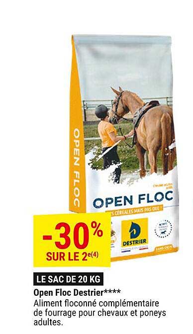 open floc destrier