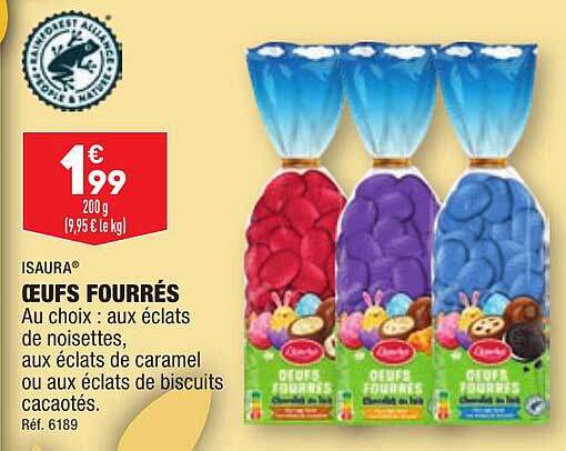 œufs fourrés isaura