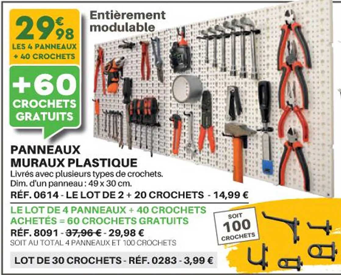 Panneaux Muraux Plastique