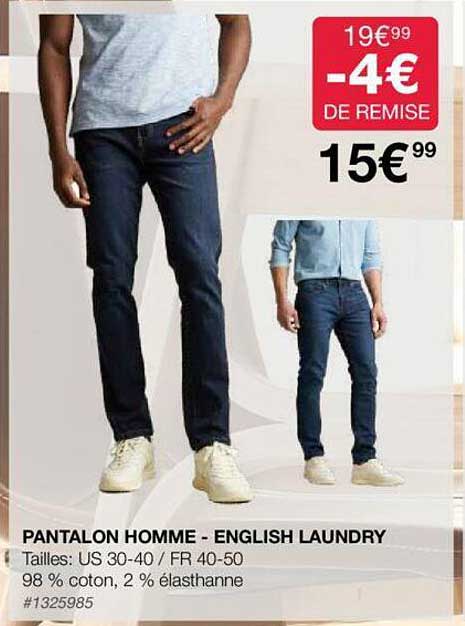 pantalon homme - english laundry