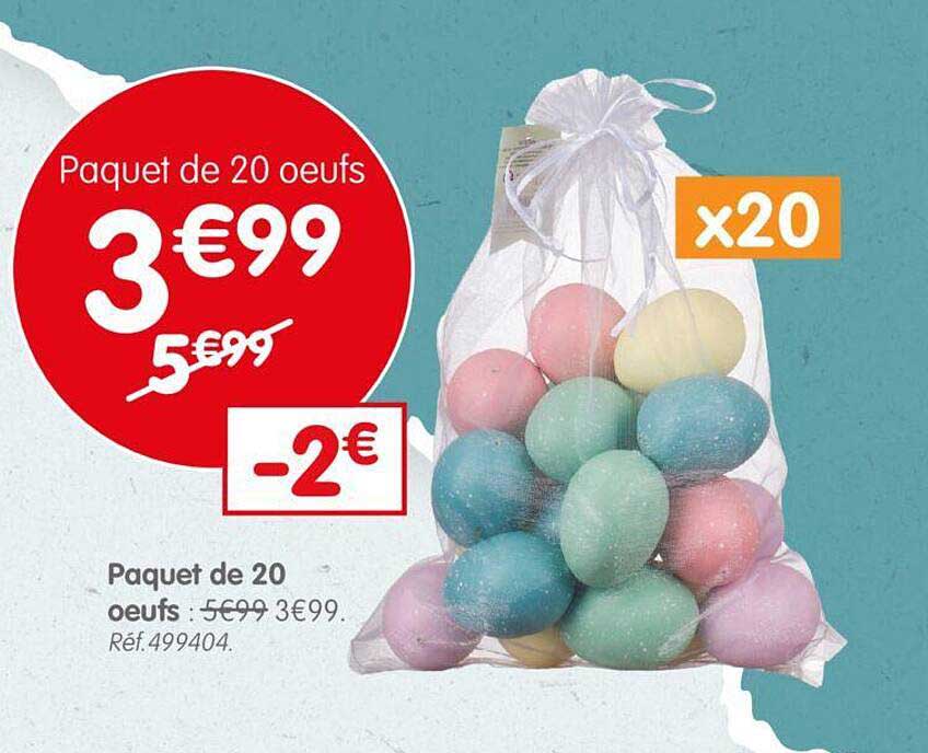 Paquet De 20 œufs