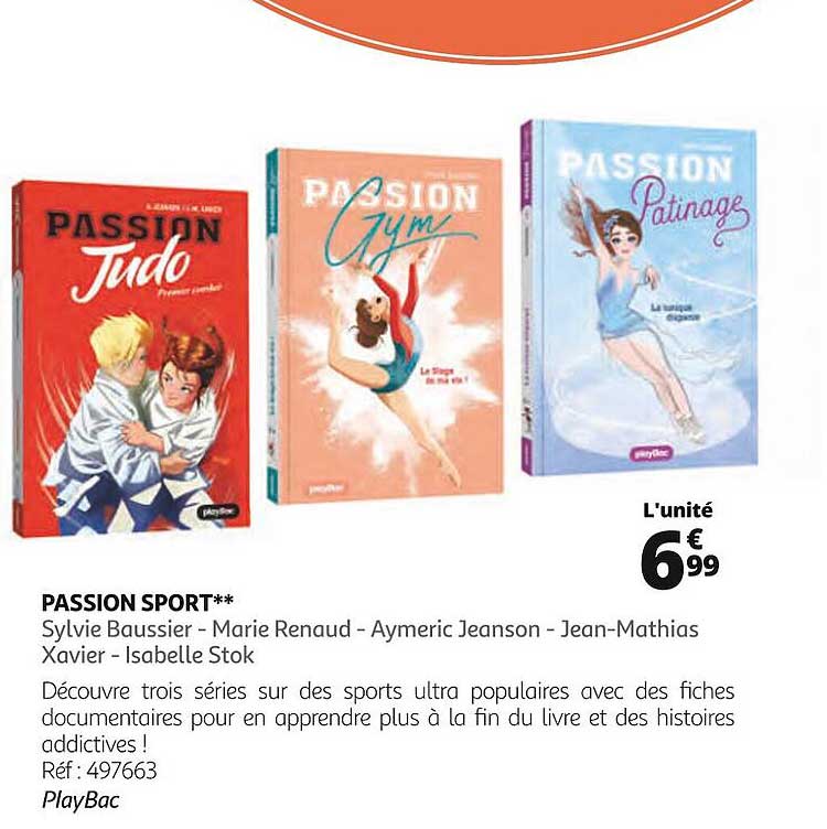 passion sport sylvie baussier - marie renaud - aymeric jeanson - jean-mathis xavier - isabelle stok