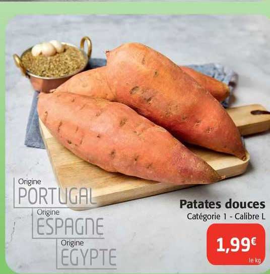 patates douces