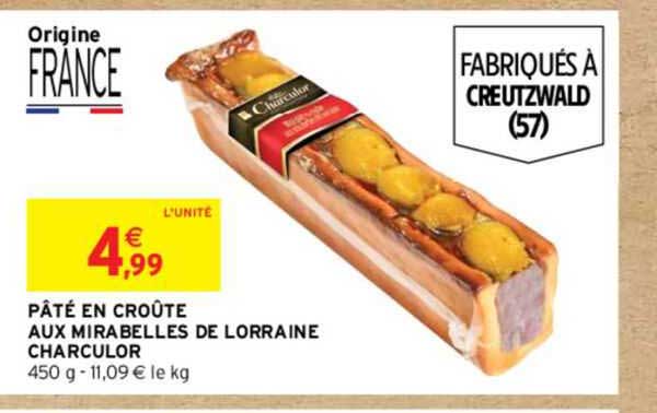 Pâté En Croûte Aux Mirabelle De Lorraine Charculor