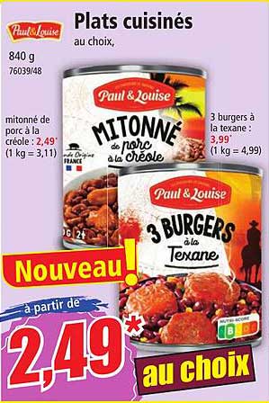 Paul & Louise Plats Cuisinés