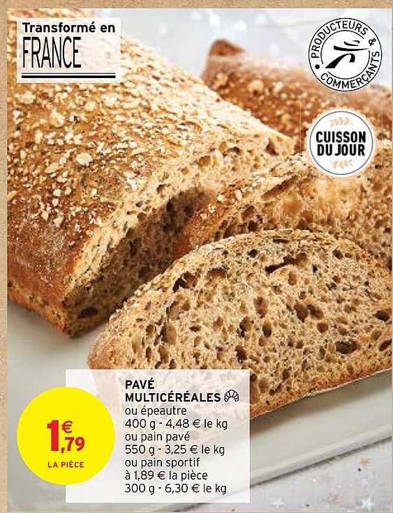 Pavé Multicéréales