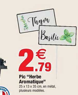 Pic "herbe Aromatique"