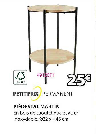piédestal martin