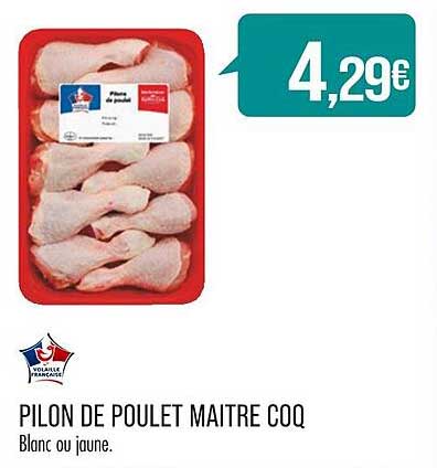 pilon de poulet maître coq