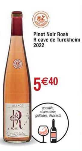 pinot noir rosé r cave de turckheim 2022