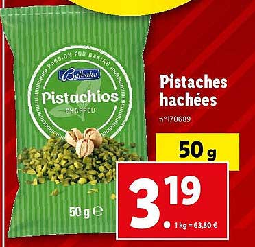 Pistaches Hachées Belbake