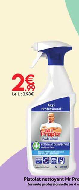 pistolet nettoyant mr propre