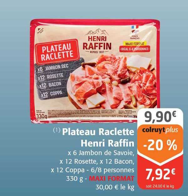 plateau raclette henri raffin