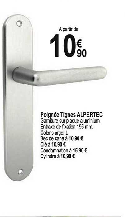 poignée tignes alpertec