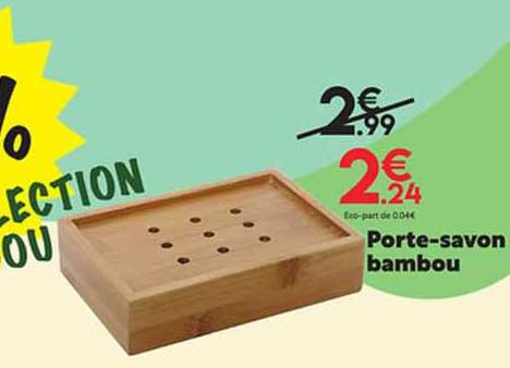 porte-savon bambou