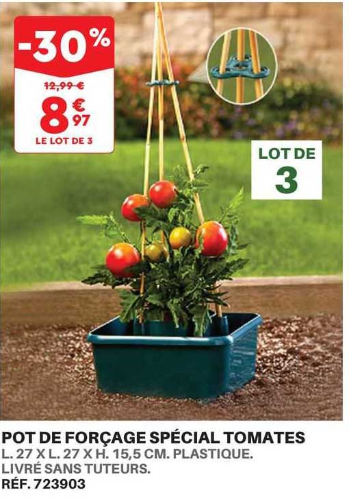 pot de forçage spécial tomates