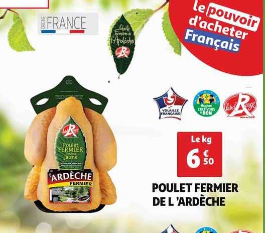 poulet fermier de l'ardèche