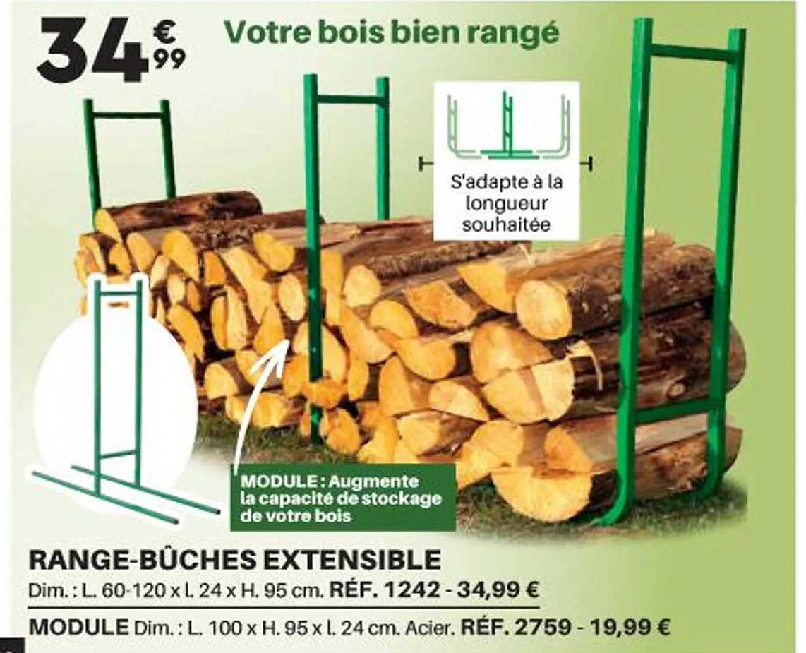 Range-bûches Extensible