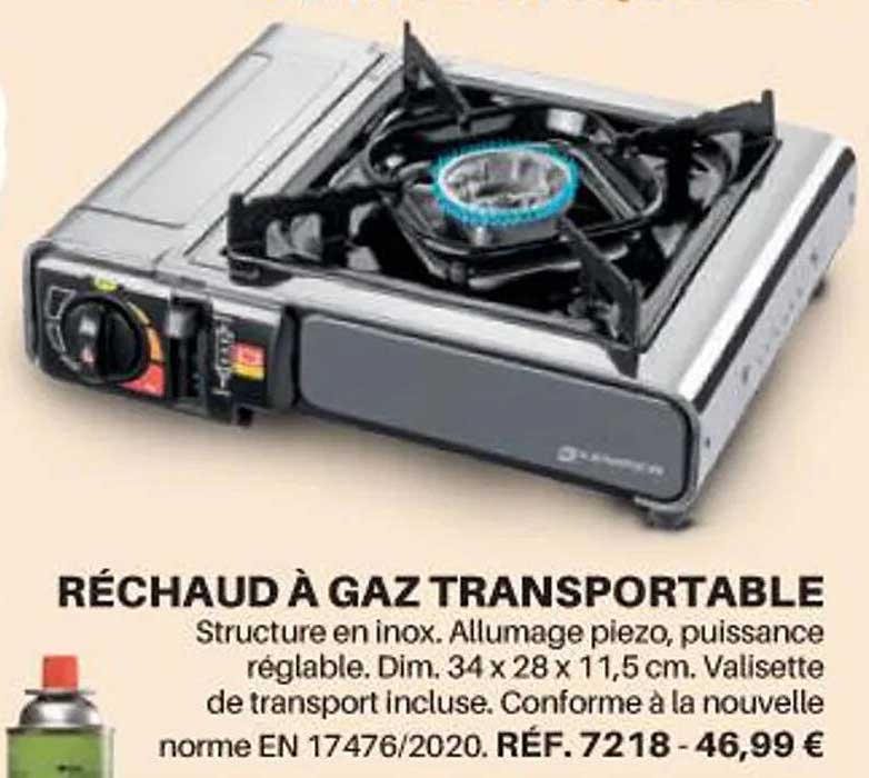 Réchaud à Gaz Transportable