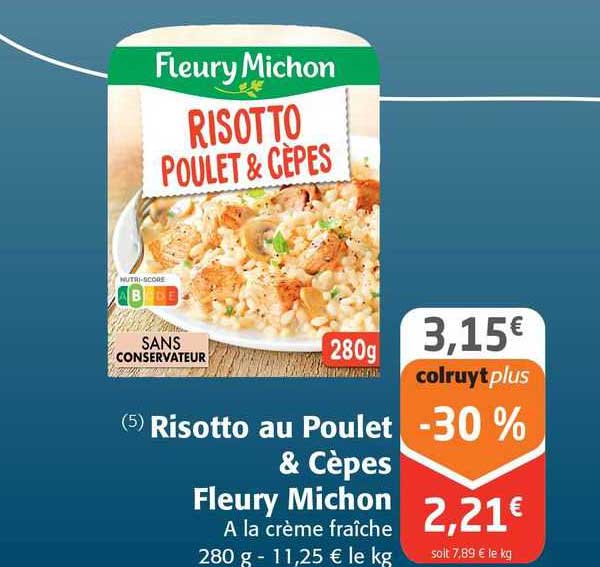 Risotto Au Poulet & Cèpes Fleury Michon