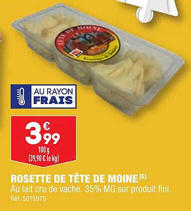 rosette de tête de moine