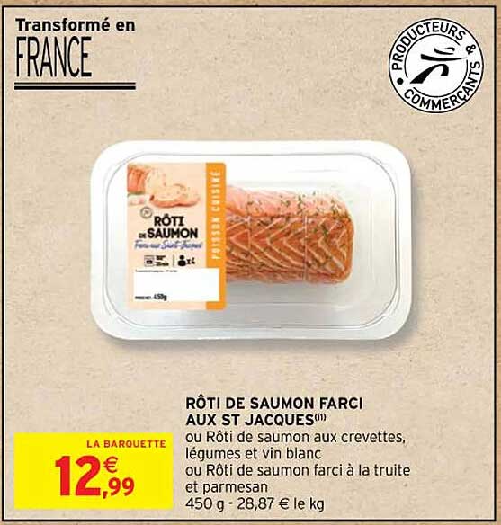 rôti de saumon farci aux st jacques