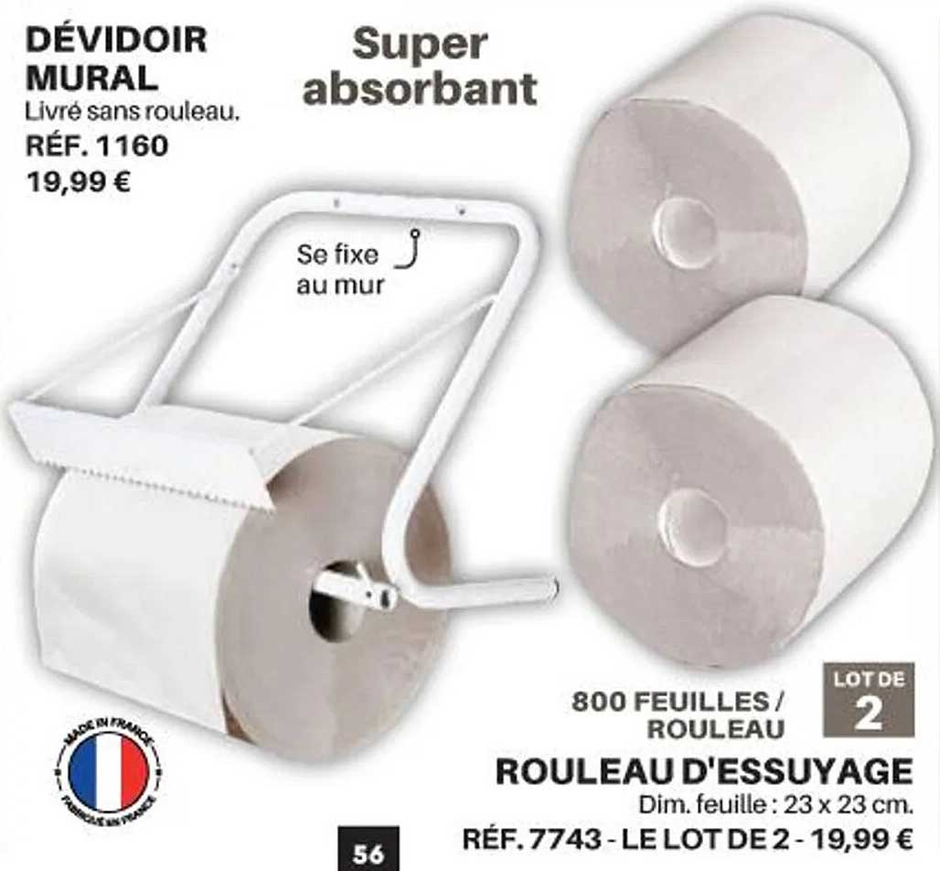 rouleau d'essuyage