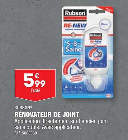 rubson rénovateur de joint