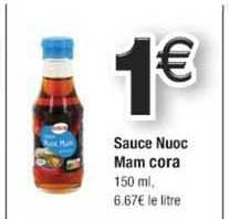 sauce nuoc mam cora